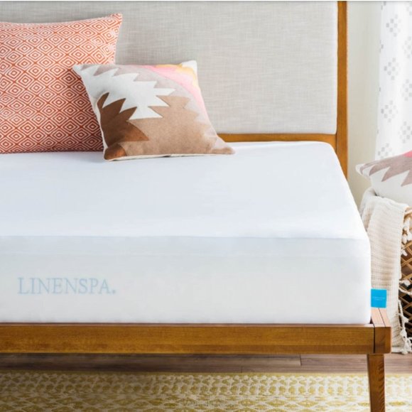 Linenspa Premium Mattress Protector for Liquids/Dust Mites/Allergen Sz Twin XL - Picture 2 of 7
